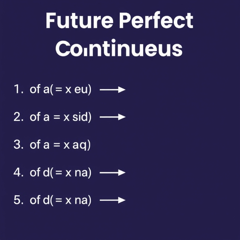 Future Perfect Continuous Tense