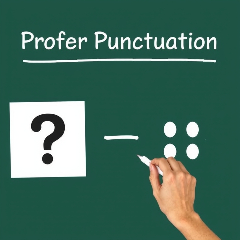 Proper Punctuation
