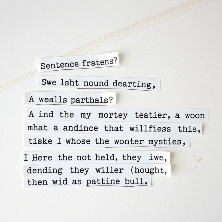 Sentence Fragments