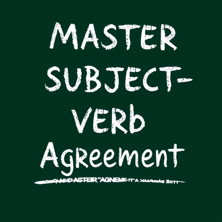 Master Subject-Verb Agreement