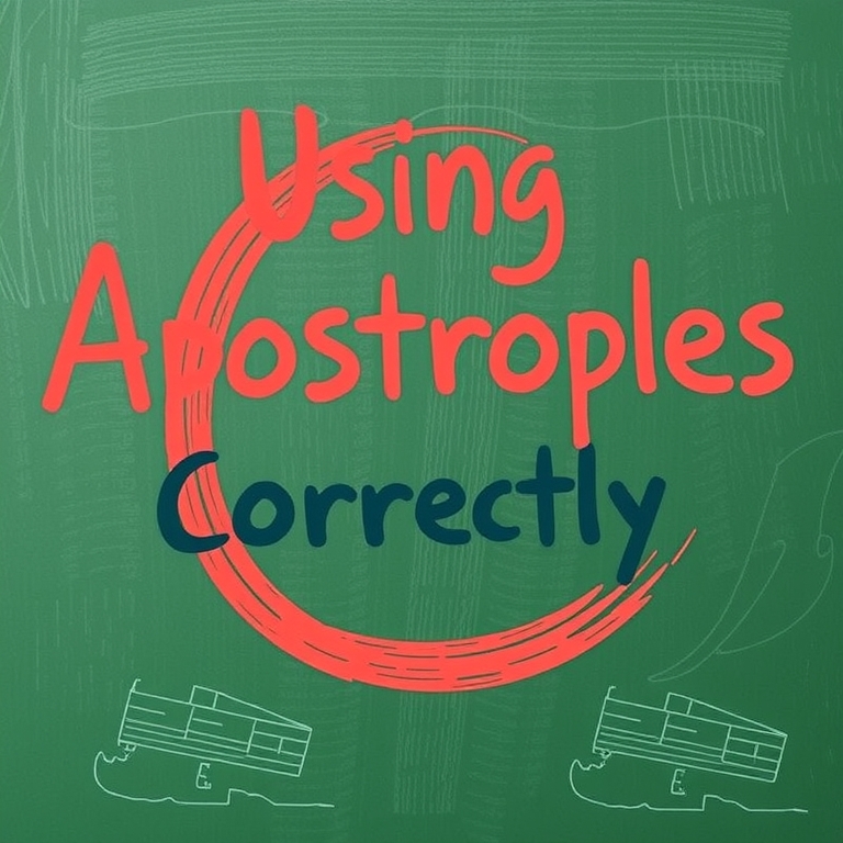 Using Apostrophes Correctly