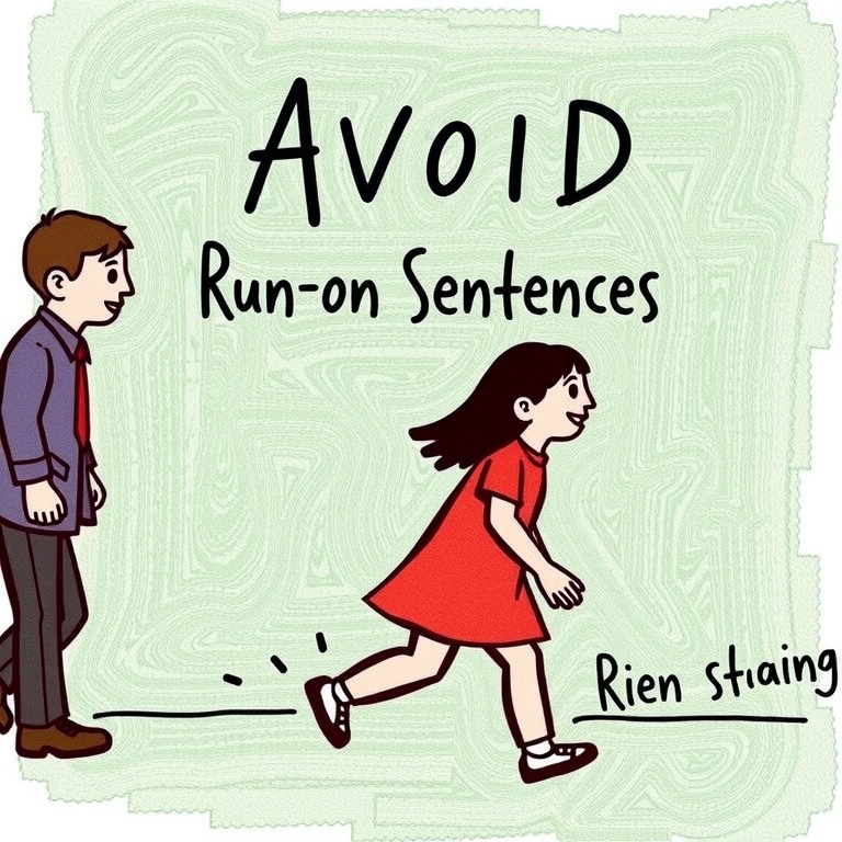Avoid Run-on Sentences