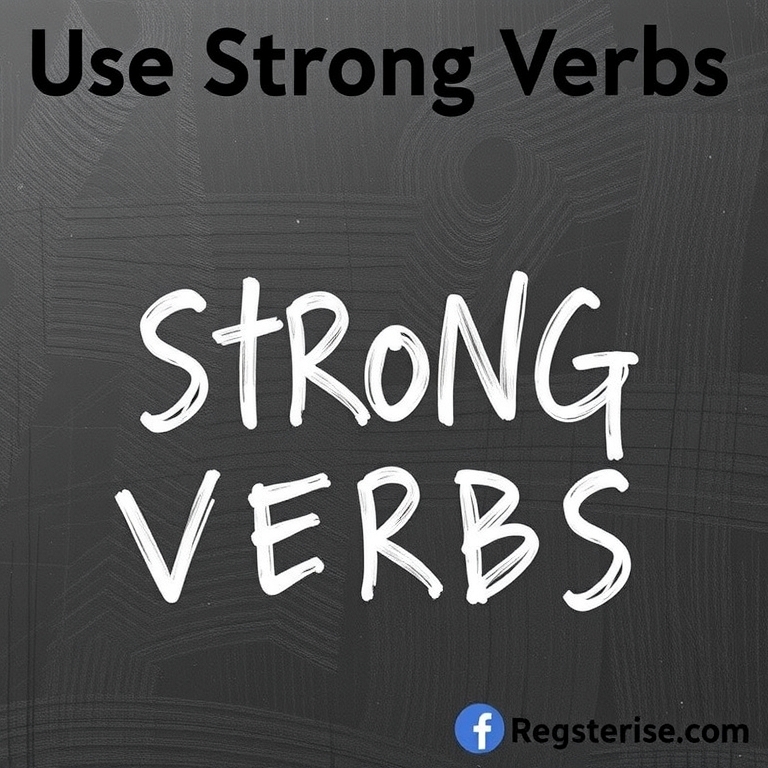 Use Strong Verbs