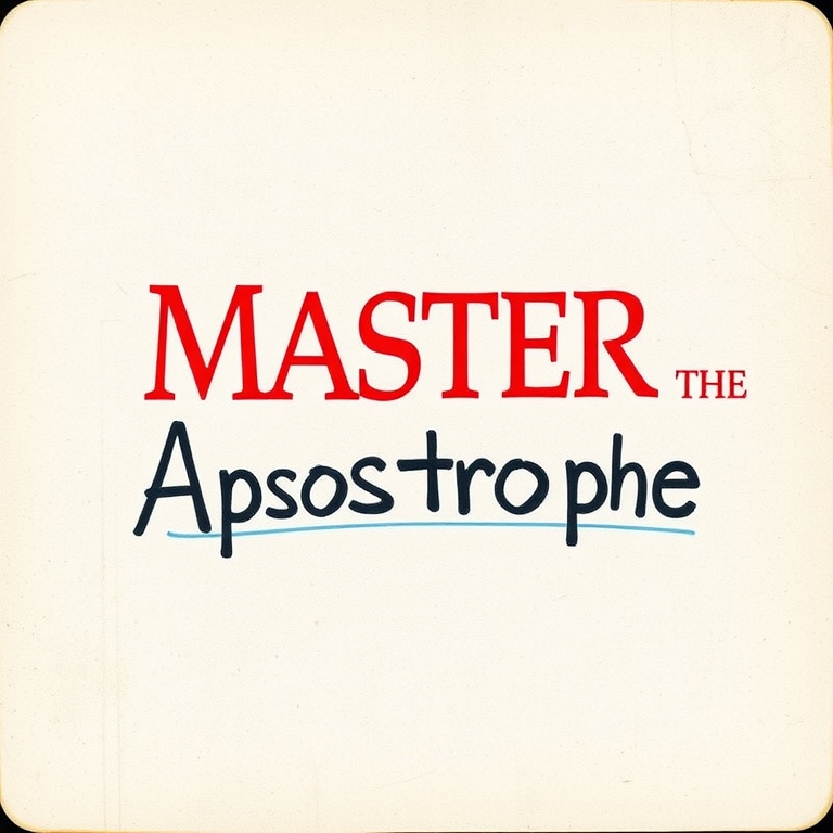Master the Apostrophe